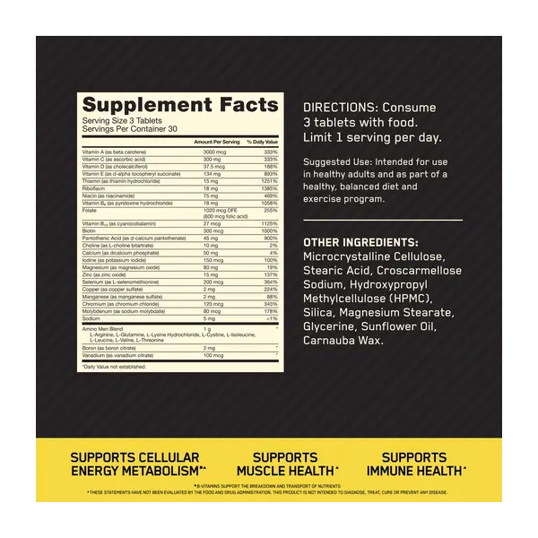 Optimum Nutrition Opti – Men 90tablets