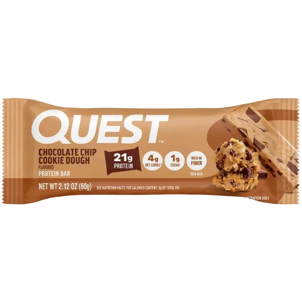 Quest Choc Chip Cookie Dough Prot. Bar 60g #Qn100865