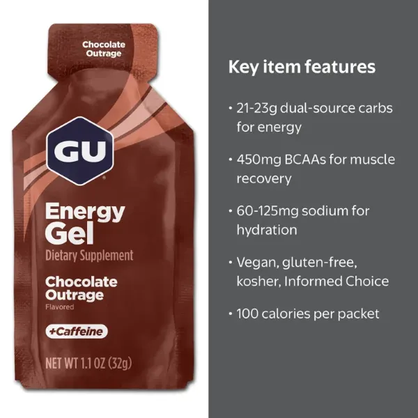 Gu Chocolate Outrage Energy Gel 32gm