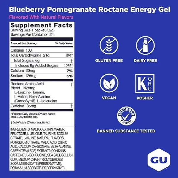 Gu Roctane Blueberry Pomegranate 32g