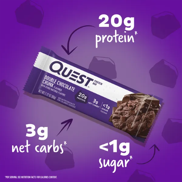 Quest Protein Bar Double Choc Chunk 60gm