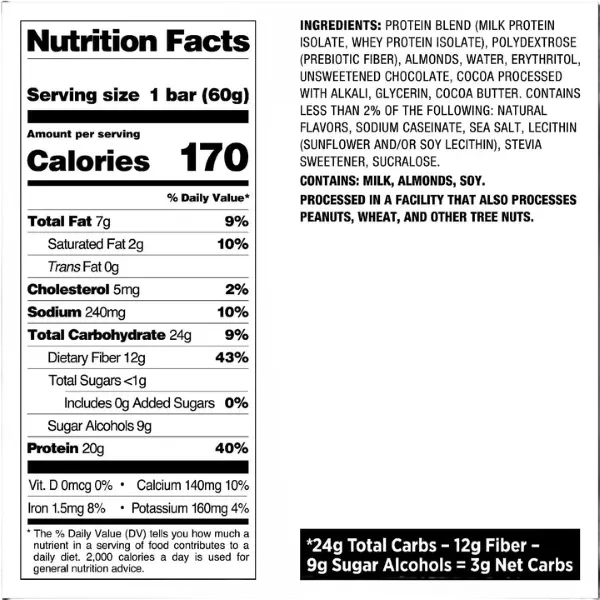 Quest Protein Bar Double Choc Chunk 60gm