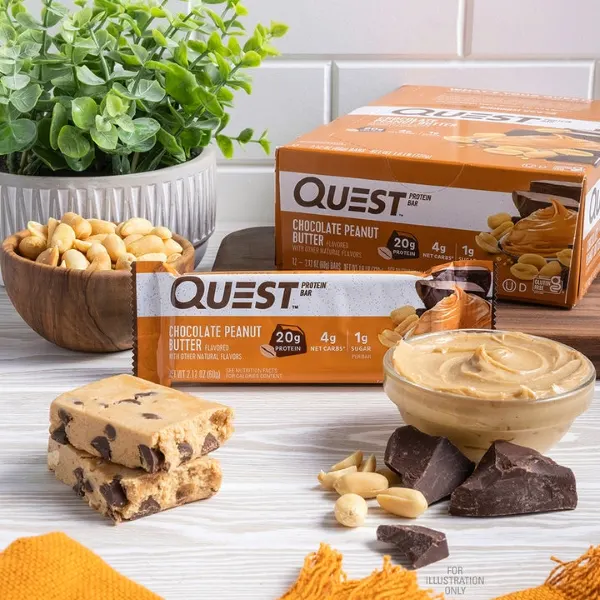 Quest Choc P/Butter Prot. Bar 60g#Qn100871