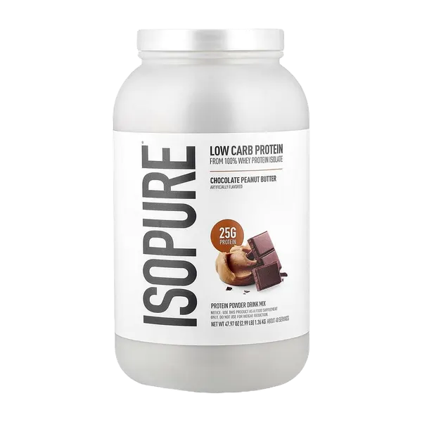 Isopure Gf Low Carb Choc Peanut Butter Protein Powder 2.99lbs/1.36kg