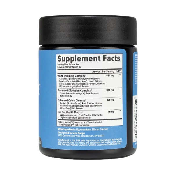 Inno Supps Inno Cleanse Digestive Aid Caps 60's #Is-Sup-Clns