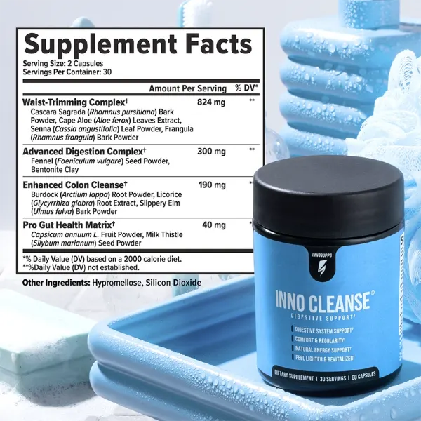 Inno Supps Inno Cleanse Digestive Aid Caps 60's #Is-Sup-Clns