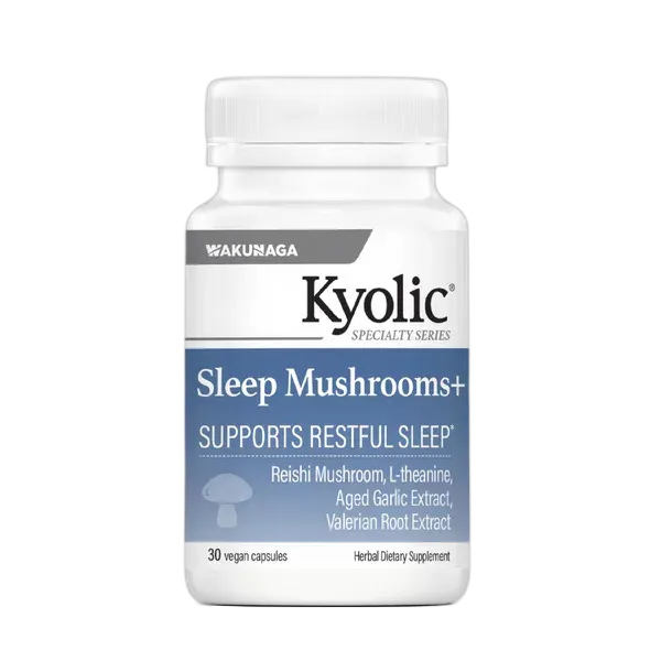 Kyolic Sleep Mushrooms+ Vcaps 30's #381-93