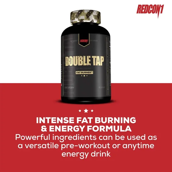 Redcon 1 Double Tap Energizing Fat Burner Caps 120’s