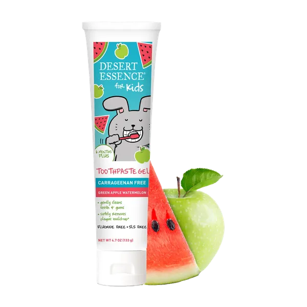 Dessert Essence Kids Toothpaste Green Apple Watermelon 133g