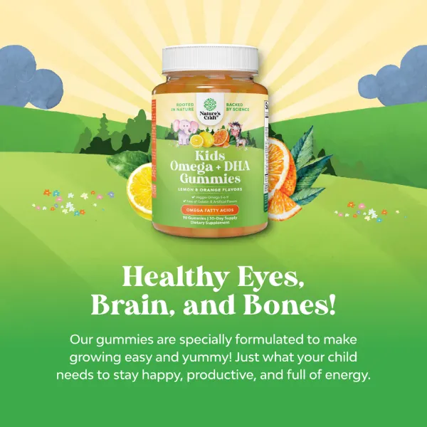 Nature’s Craft Kids Omega 3 & Dha Lemon & Orange Gummies 60’s