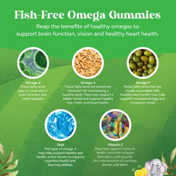 Nature’s Craft Kids Omega 3 & Dha Lemon & Orange Gummies 60’s