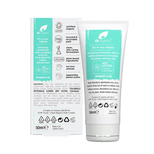 Dr Organic Baby Calendula Moisturiser 50ml