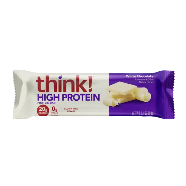 Think Gf White Choc High Prot. Bar 60g #1144980