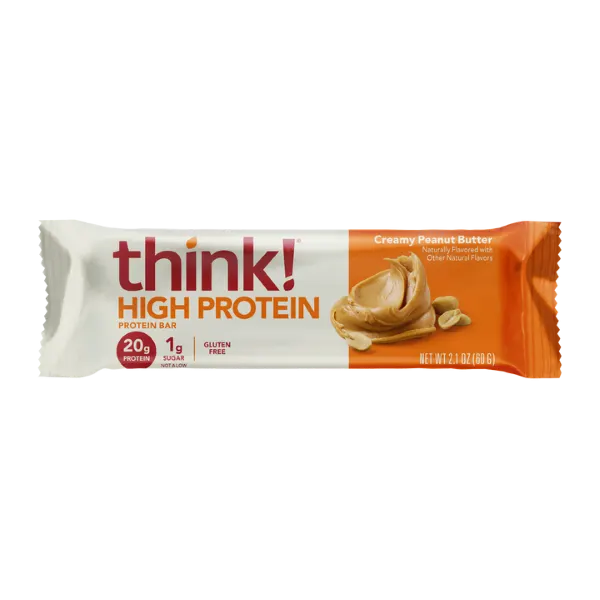 Think Gf Creamy P/Nut Butter High Prot. Bar 60g #1165072