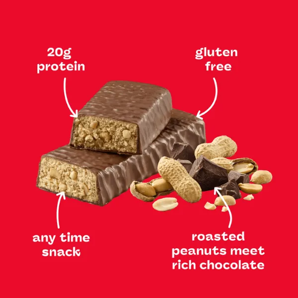 Think Gf Chunky P/Nut Butter High Prot. Bar 60g #1165071