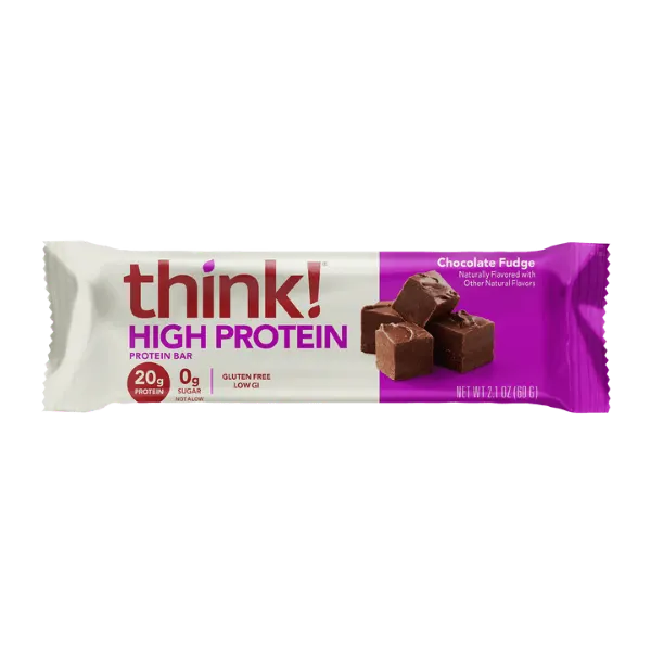 Think Gf Choc Fudge High Prot. Bar 60g #1166195