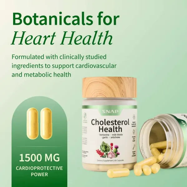 Snap Cholesterol Health Caps 60's #Ssch60
