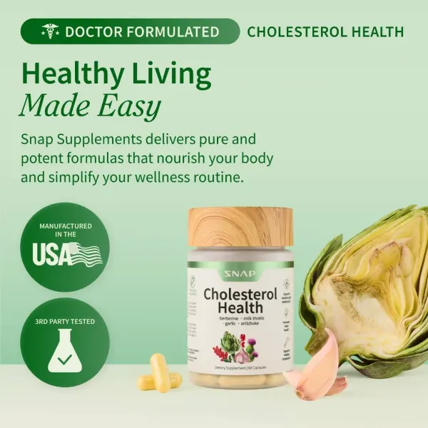 Snap Cholesterol Health Caps 60's #Ssch60