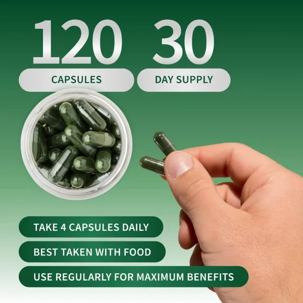 Snap Org Spirulina & Chlorella Caps 120's #Sssc