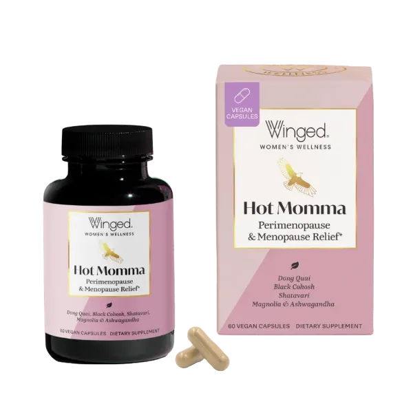 Winged Hot Momma Menopause Relief Vcaps 60's #W49544