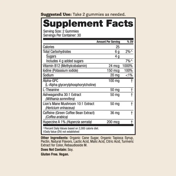 Winged Rise Up P/Apple Gummies 60's #W49292