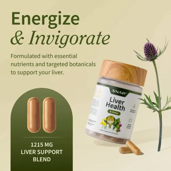 Snap Liver Health & Detox Caps 60's #Sslh60