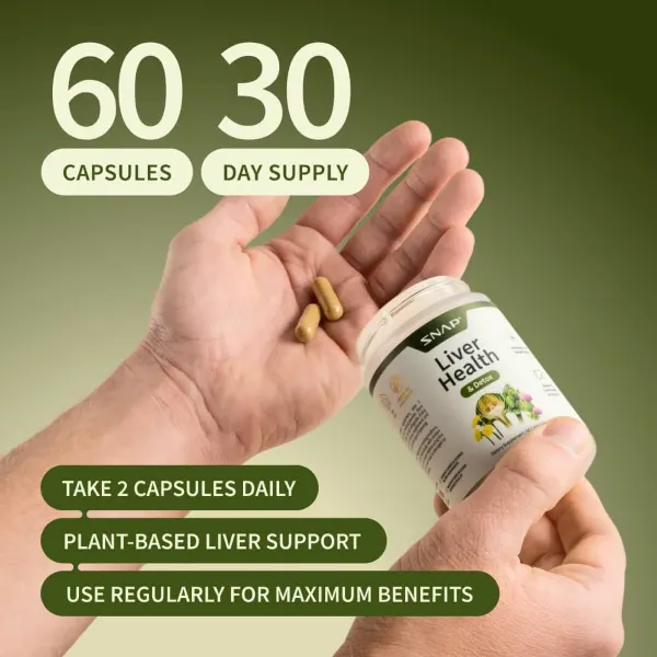 Snap Liver Health & Detox Caps 60's #Sslh60