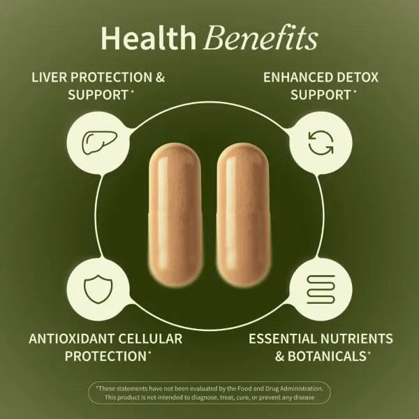 Snap Liver Health & Detox Caps 60's #Sslh60
