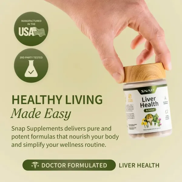 Snap Liver Health & Detox Caps 60's #Sslh60