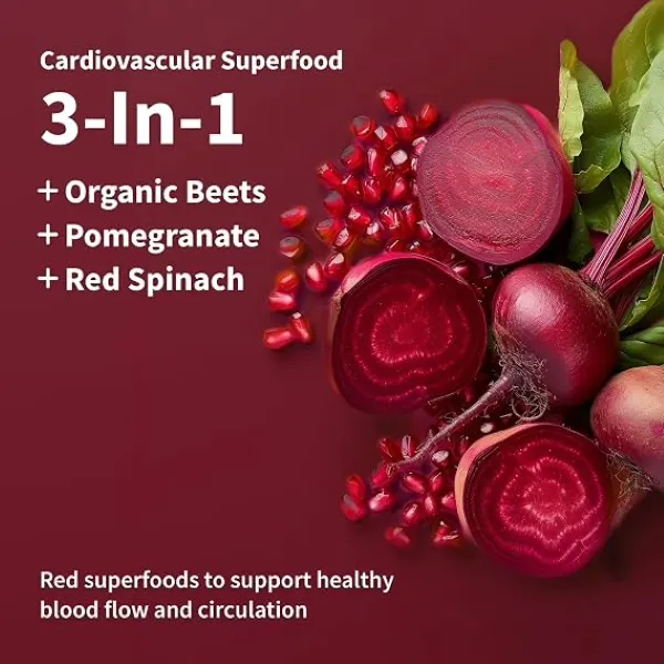 Snap Heart Beets Mixed Berry Pwdr (10 Sticks) 80.8g #Sshbsmb10