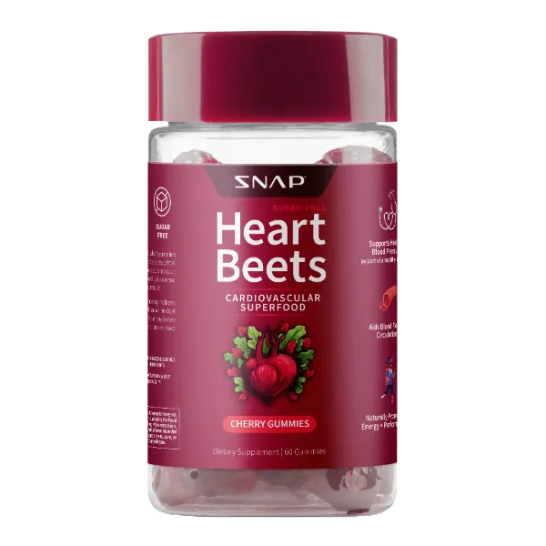 Snap Sf Heart Beets Cherry Gummies 60's #Sshbcg60