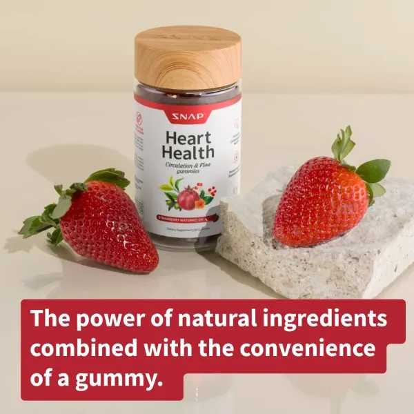 Snap Sf Heart Health S/Berry & W/Melon Gummies 60's #Sshhg60